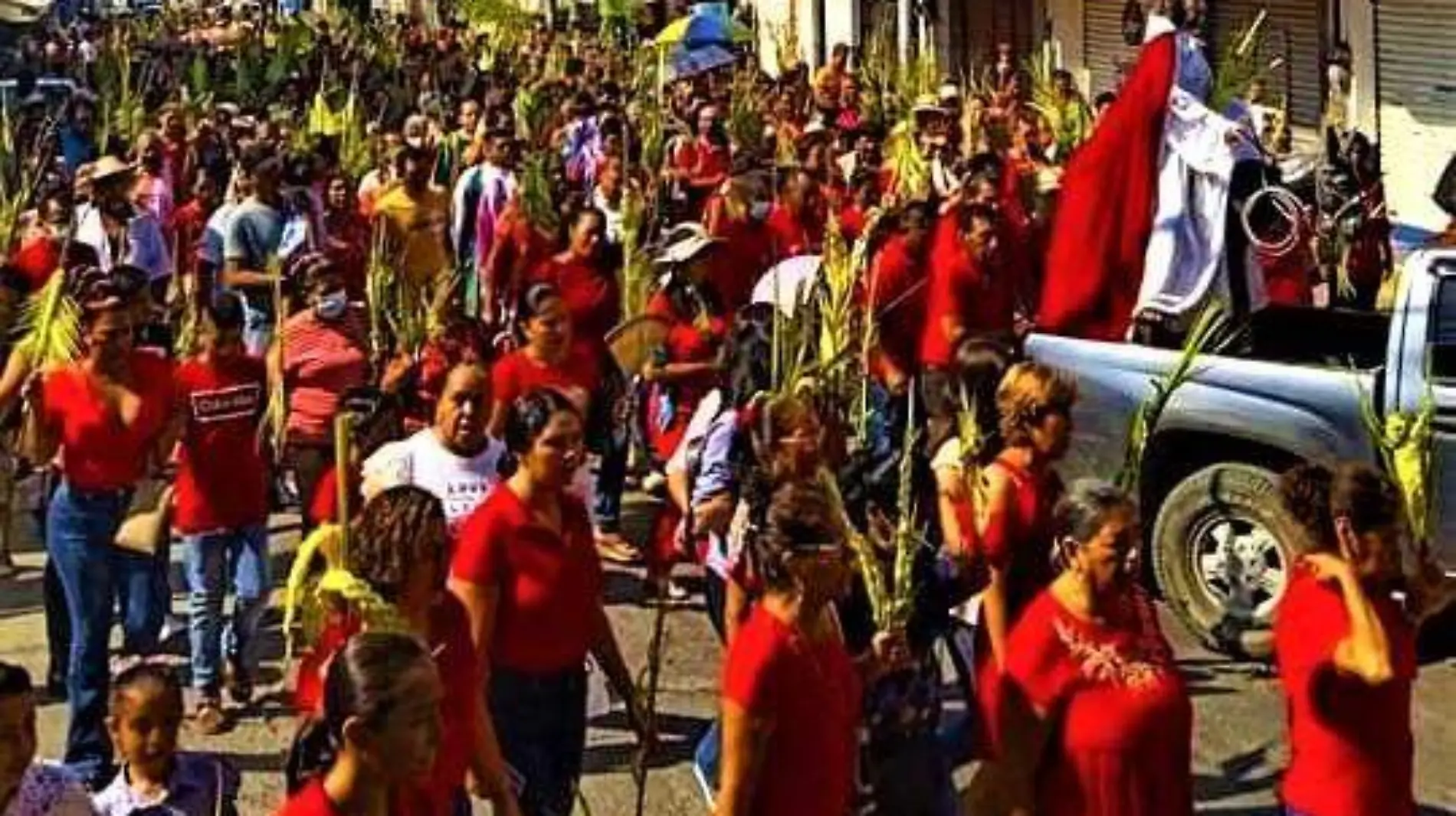 Domingo de Ramos en Tecpan, foto Jesús J. López Reyes